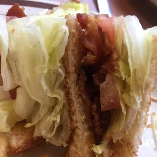 A very yummy BLT Club