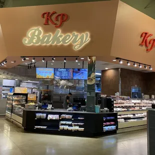 the interior of a kp bakery
