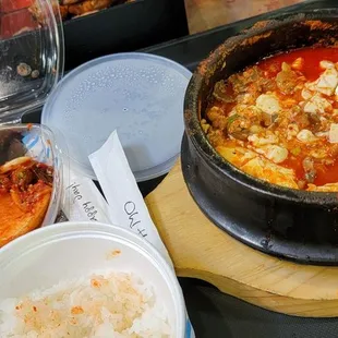 Spicy Seafood Tofu Soup