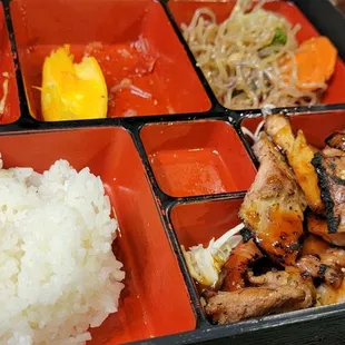 Chicken bento box ( almost done )