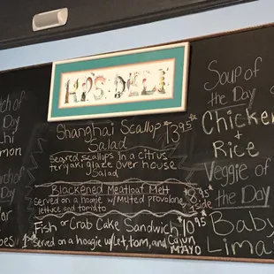 Tonight&apos;s specials- where on the island can you get fresh scallops for $13.95!  So yummy, I love this place!