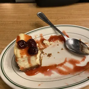 Yummy cheesecake!