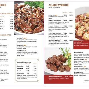 ribs, menu