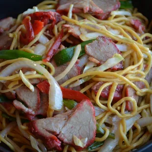 BBQ Pork Chow Meing