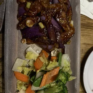 (L) Szechuan Eggplant