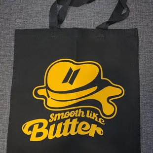 "Smooth like Butter" tote bag! (~$28)