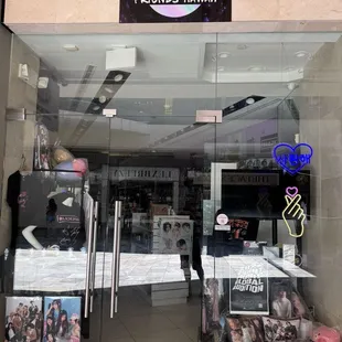 Front of store