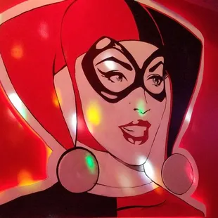 a close up of a woman's face