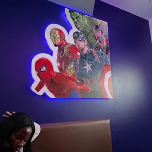 Inside the karaoke room