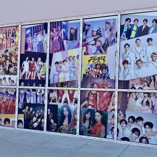 Outside the new store