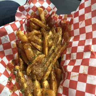 Saucy fries