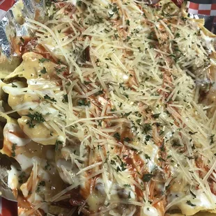 Turkey nachos