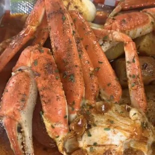 Just snow crab platter