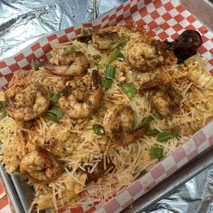 Blackened shrimp turkey legs