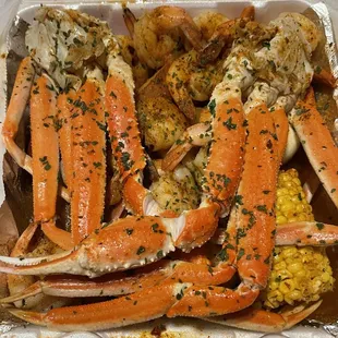 #2 Krab &amp; Shrimp Platter