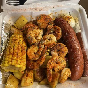 1. Small Shrimp Platter