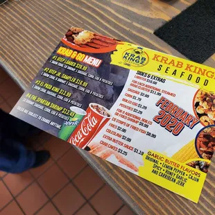 One of the mouth water inducing menus!