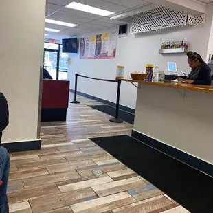 Front with very warm and nice cashier!!