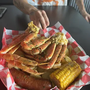 #1 Crab &amp; Shrimp Platter