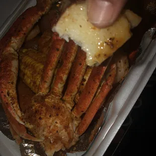 Shrimp and crab legs