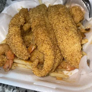 Fish &amp; Shrimp platter