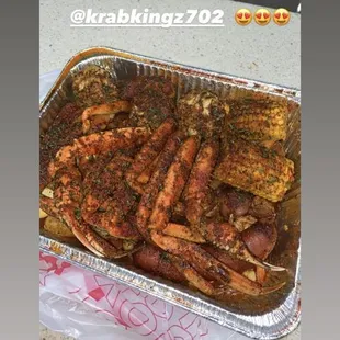 a picture of a tray of food