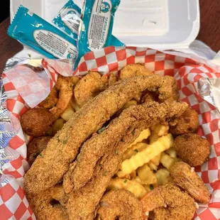 Fried Catfish and Shrimp