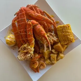 I'm on a seafood diet. I see food and I eat it.