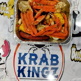 Crab platter 3 clusters