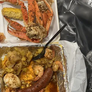 King  Crab  1. Krab and Shrimp Platter Dinner