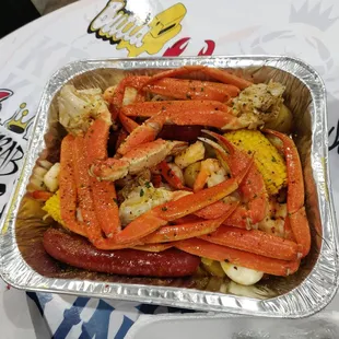 Crab platter