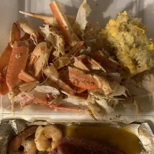 Almost finished I have to remember to get an extra corn it's so good. Hahaha