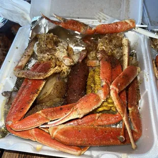 Cajun Crab and Shrimp Plate Special