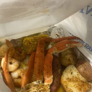 One snow crap down (Cajun and old bay)