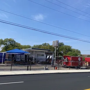 Property with parking across the street