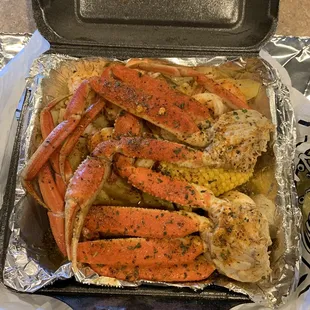 1. Krab and Shrimp Platter