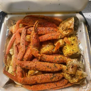 Snow Krab and Shrimp Platter #3