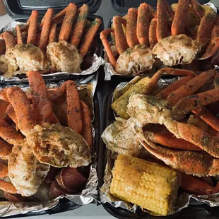 4 #1 Krab and Shrimp Platters