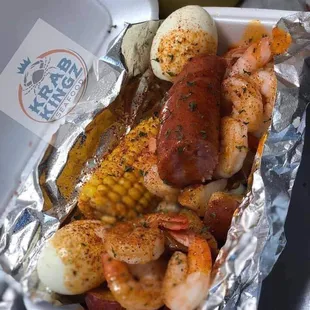 Lunch portion: Shrimp Platter