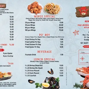 To Go Menu