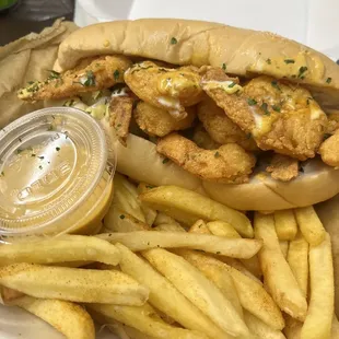 Po Boy with the best bread and sauce in FL!