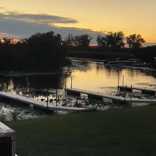 Picture on Lake Marie seen from the patio