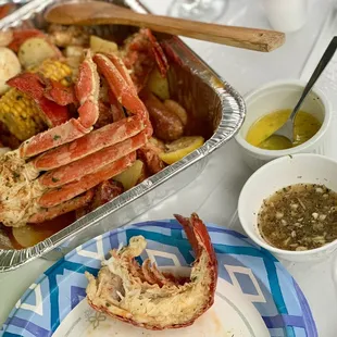 The Ragin Cajun whole pot combo was delicious!!!!!!!