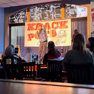 Me performing Stand Up Comedy.