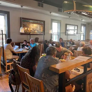 Hoppin&apos; with business - safely distanced seating