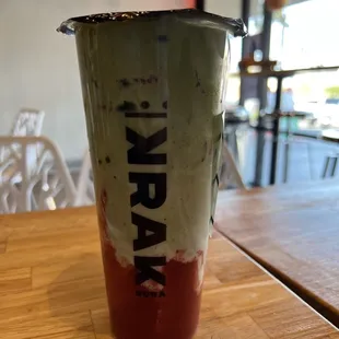 Strawberry Matcha Latte