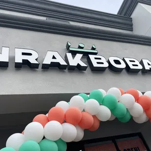 the front of the store