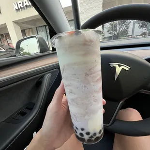 Taro Crush w/ Boba!