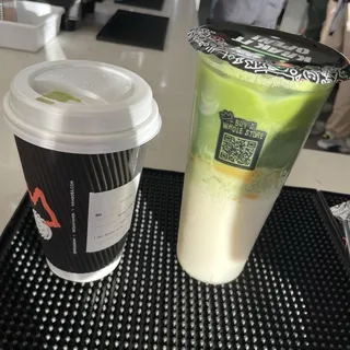 Matcha Milk Tea (Large)