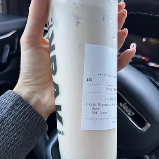Krak Signature Milk Tea (Non-Dairy, Large)